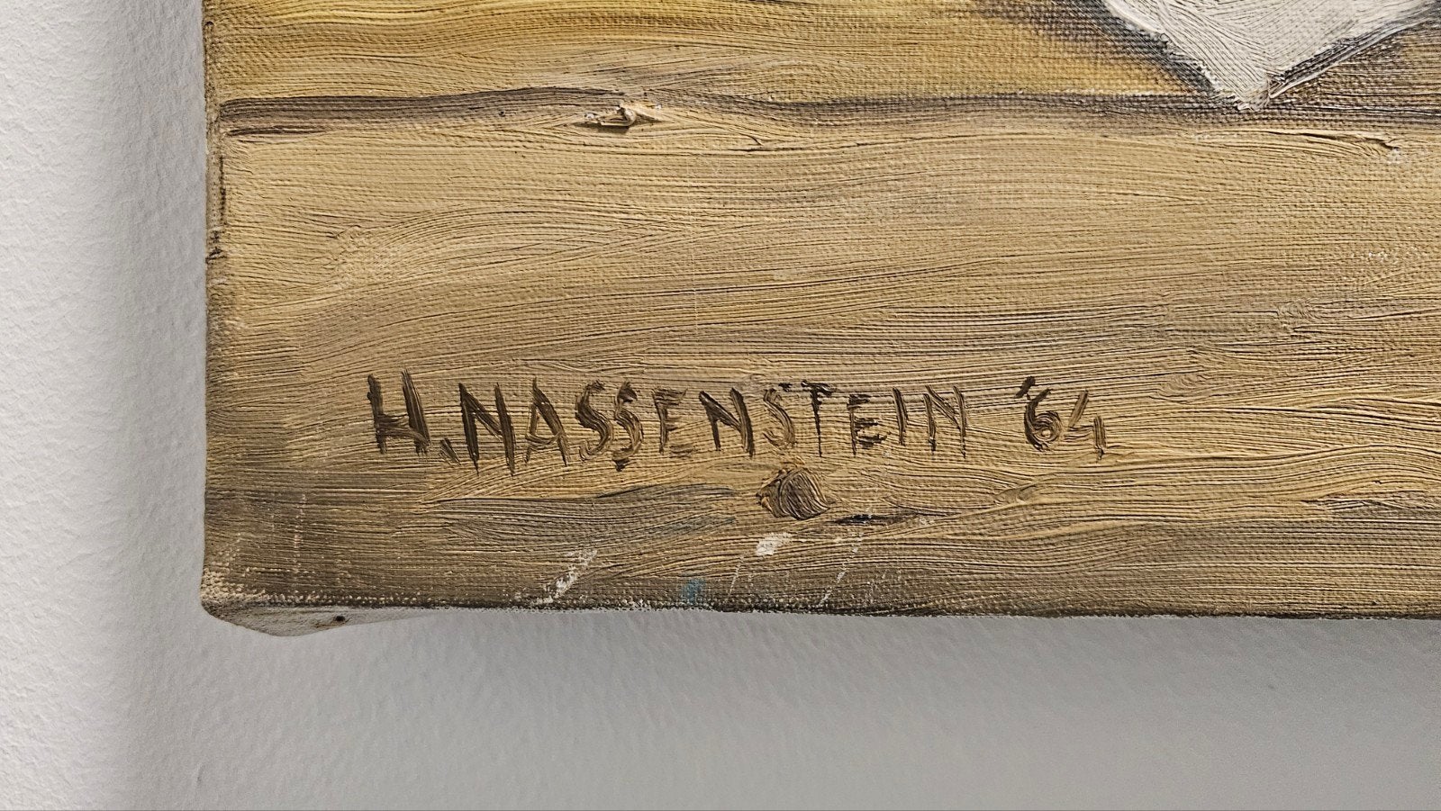 Hans Nassenstein '64 - Groot origineel stilleven op doek, Antiek en Kunst, Origineel werk, Doek, Realistisch, Stilleven