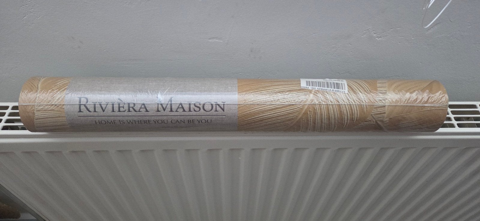 Riviera Maison RM Wallpaper Ubud Yellow - 1 rol behang, Ophalen, Natuurlijk, Overige merken, Beige
