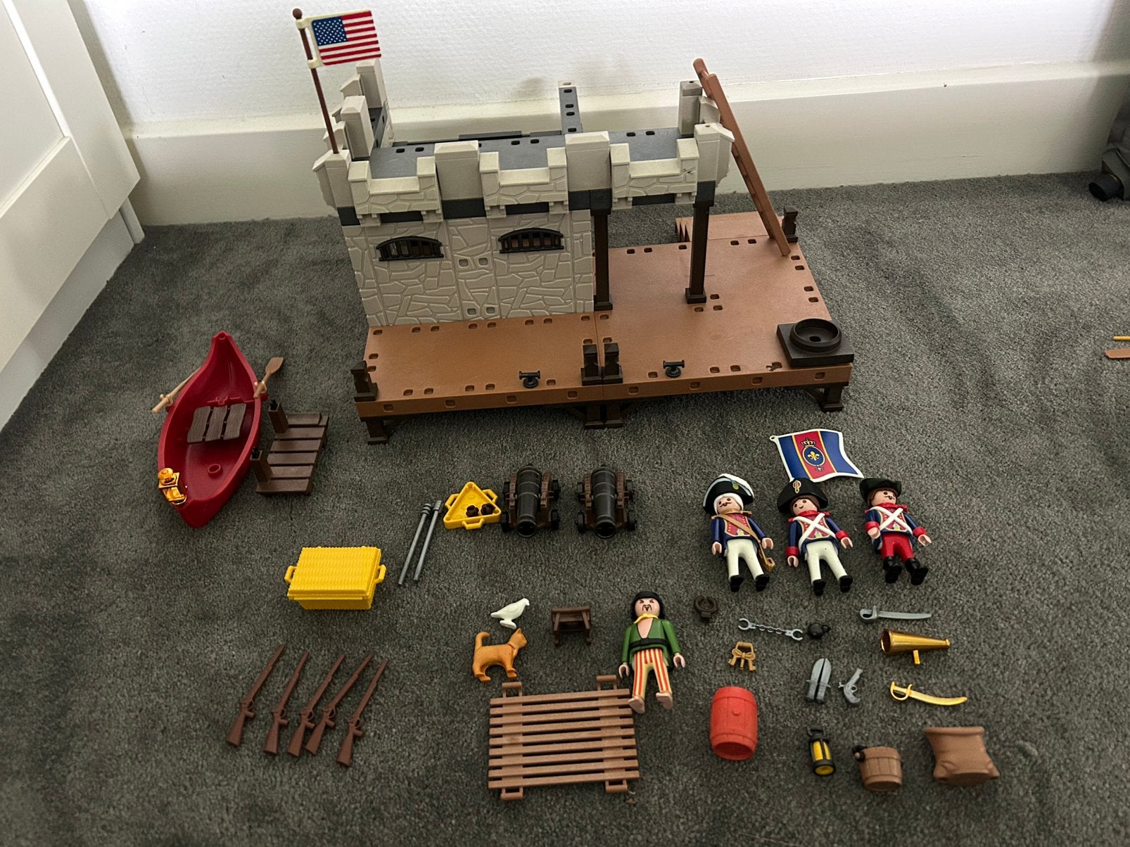 Playmobil piraten vesting/ gevangenis 3112, Pirates, Gebruikt, Complete set, Ophalen of Verzenden