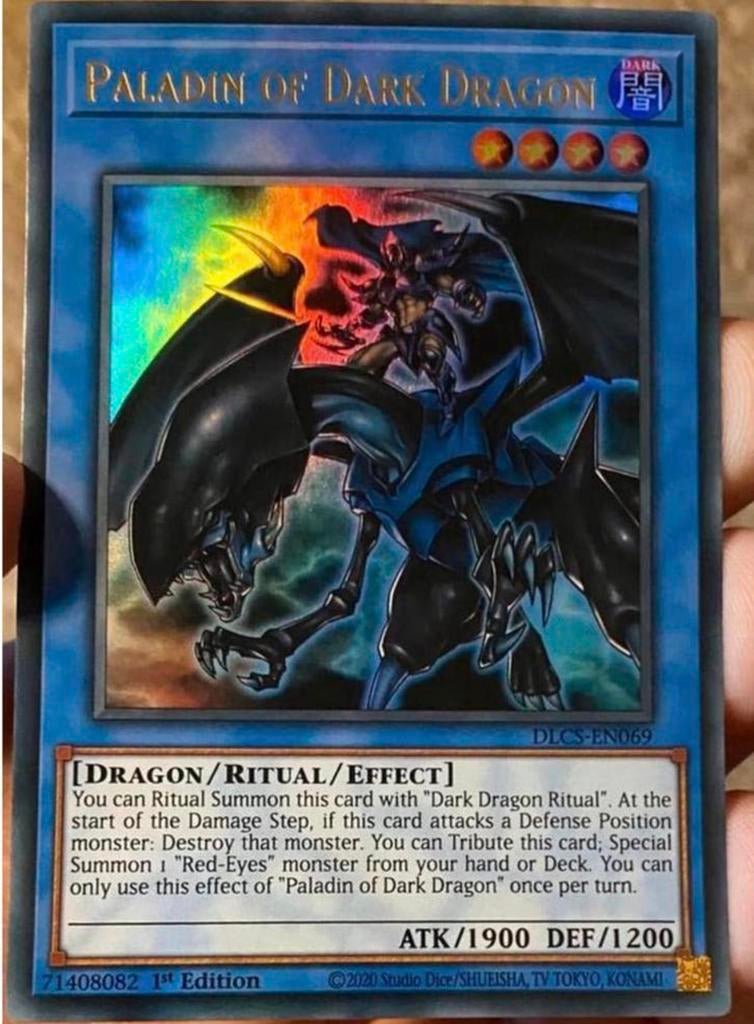 Yu-Gi-Oh! Paladin of Dark Dragon DLCS 1st Edition !, Hobby en Vrije tijd, Verzamelkaartspellen | Yu-gi-Oh!, Ophalen of Verzenden