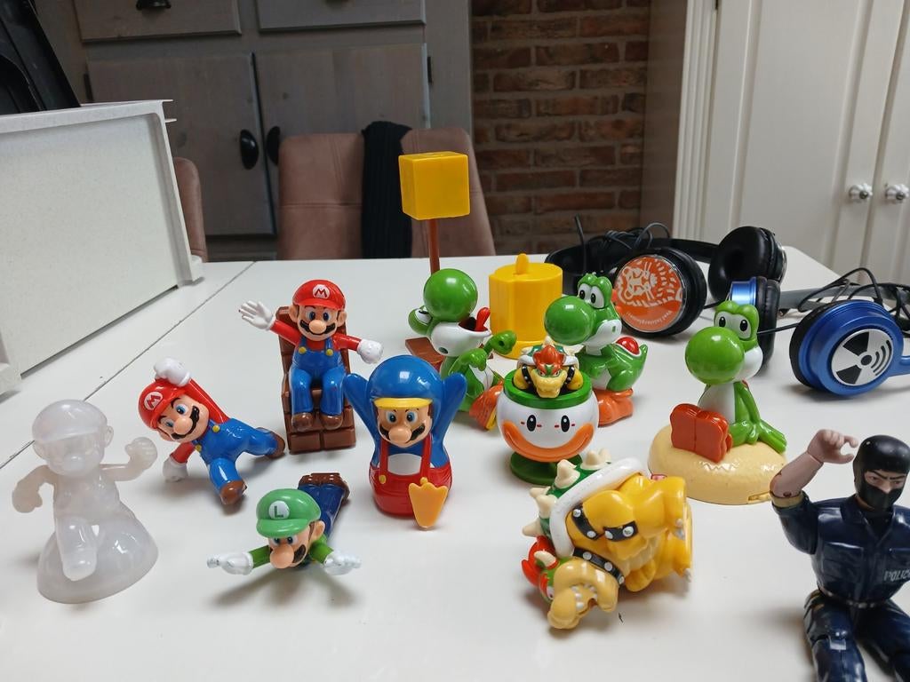 Mario en action figuren, Ophalen of Verzenden, Zo goed als nieuw