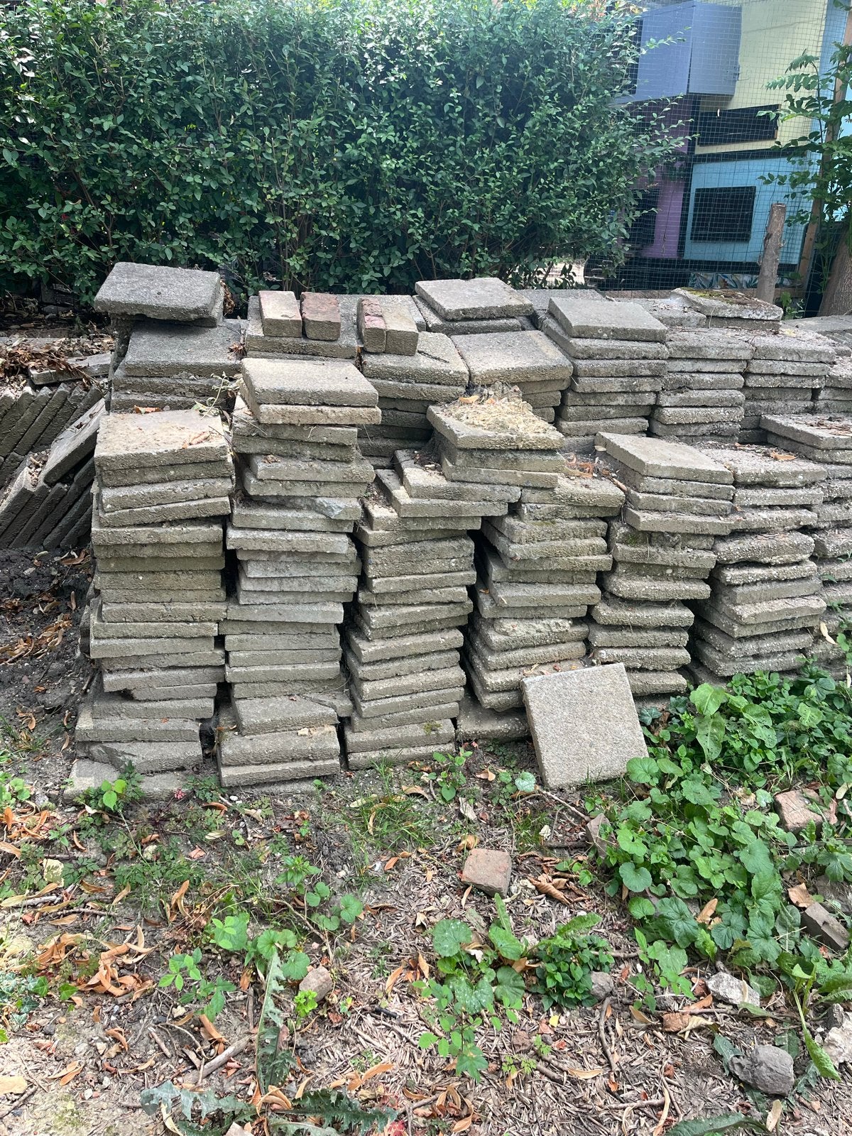Gebruikte Trottoirtegels, Tuin en Terras, Ophalen, Gebruikt, 10 m² of meer, Beton