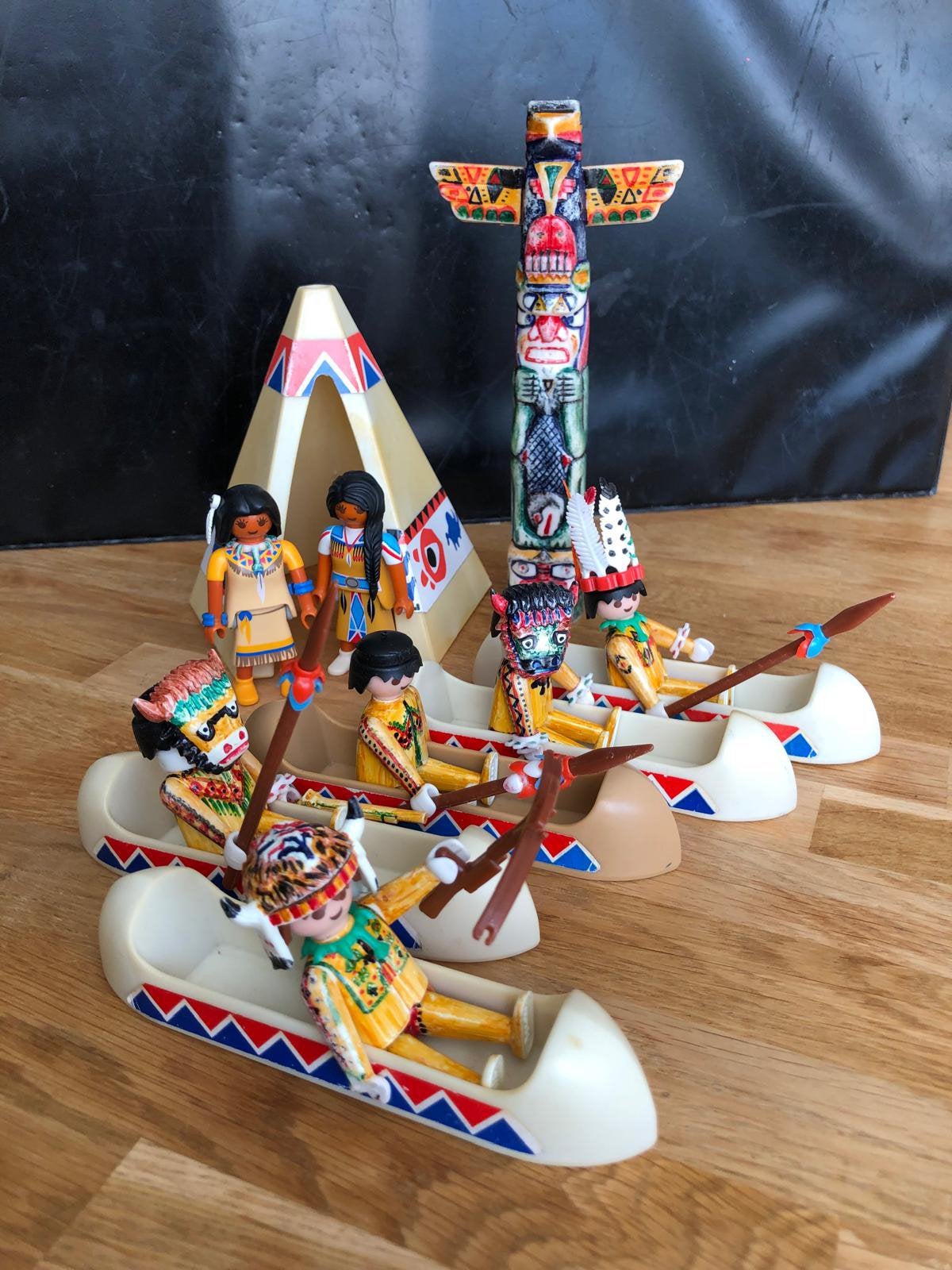 Playmobil indianen, Ophalen, Zo goed als nieuw