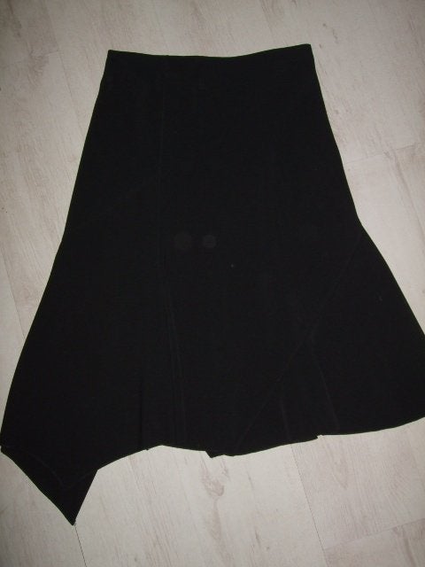 lange rok met punten maat 38, Kleding | Dames, Maat 38/40 (M), Zwart, Ophalen of Verzenden, Zo goed als nieuw