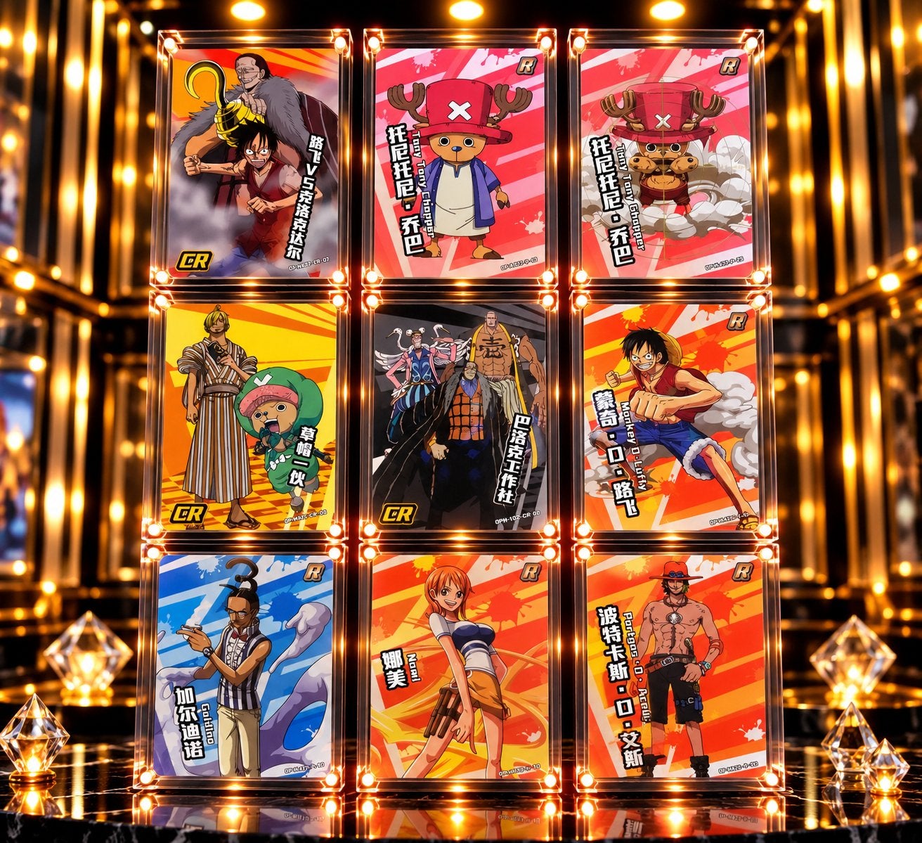 One Piece Legends – Exclusieve 9 Kaarten Collectieset, Verzenden, Zo goed als nieuw, Meerdere kaarten, Foil