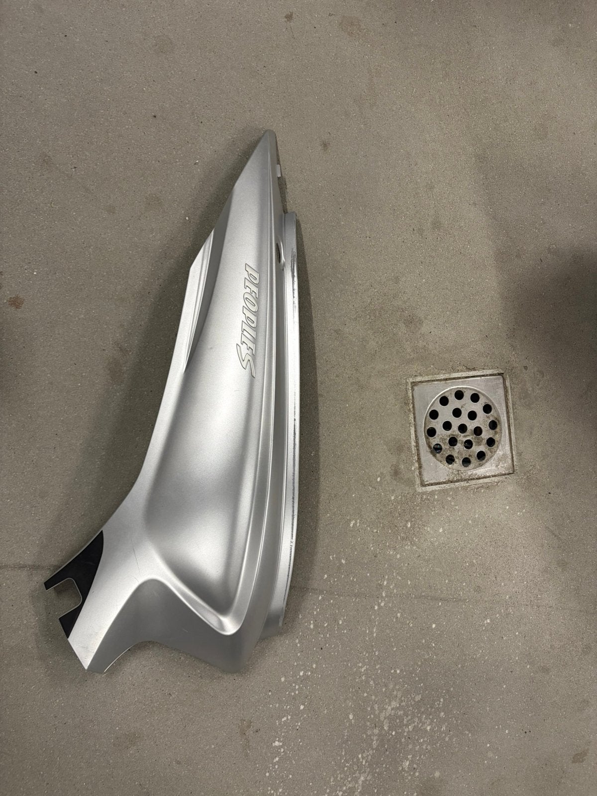 Kymco new people s zijkap rechts, Ophalen, Pvc, Zo goed als nieuw, Minder dan 2 meter