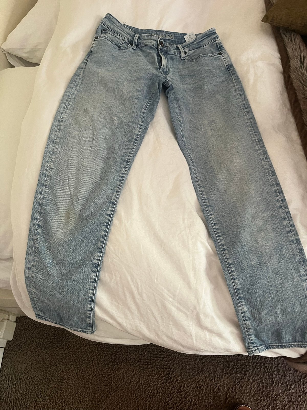 Denham Jeans Monroe Girlfriend Fit W25 L30, Ophalen of Verzenden, Gedragen, Blauw, W27 (confectie 34) of kleiner