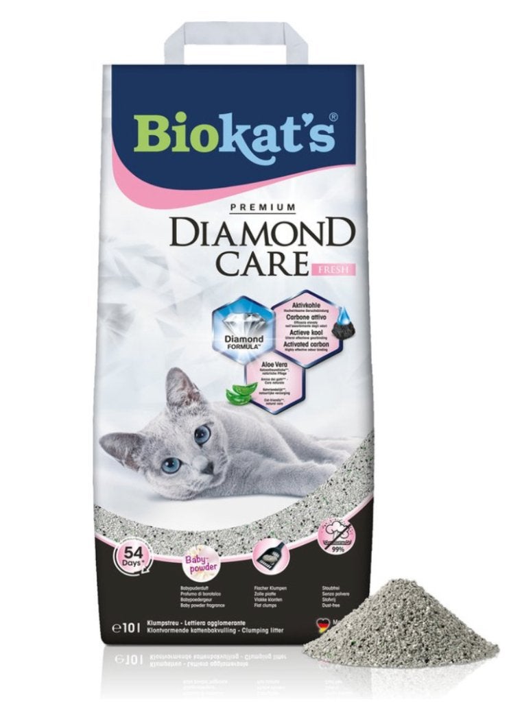 Biokat's Diamond Care Fresh - 10 Liter - Kattenbakvulling, Verzenden, Nieuw
