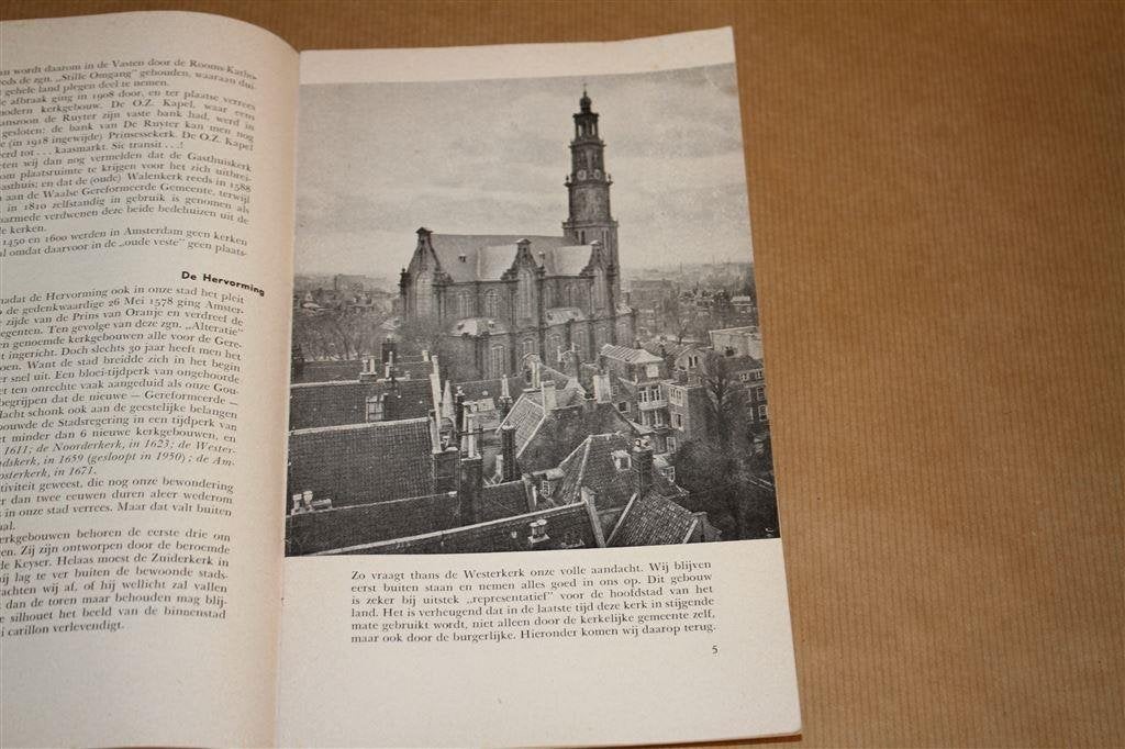 De Westerkerk. Bouw, inrichting bedehuis, toren..., Ophalen of Verzenden, Gelezen