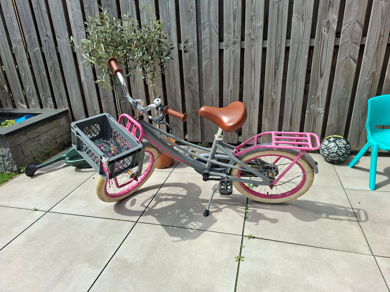 Super super kinder fiets 18 inch, Ophalen, Gebruikt, Supersuper