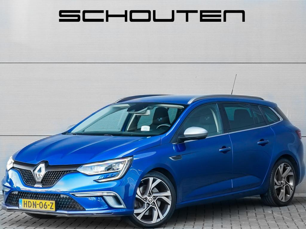 Renault Mégane Estate 1.6 TCe GT Keyless Trekhaak ACC Camer, 12 maanden, Gebruikt, 4 cilinders, Blauw
