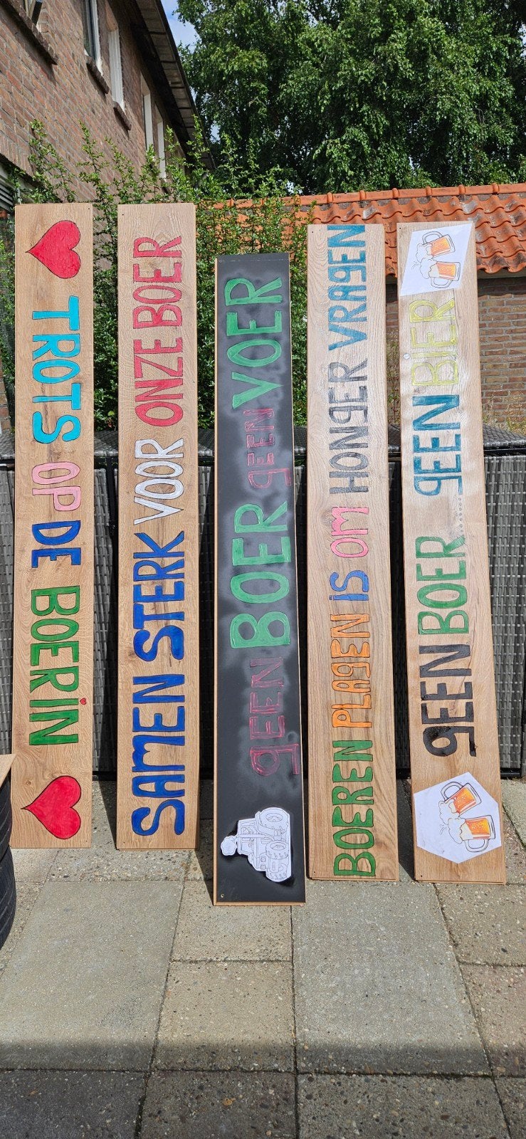 straatversiering., Ophalen, Versiering