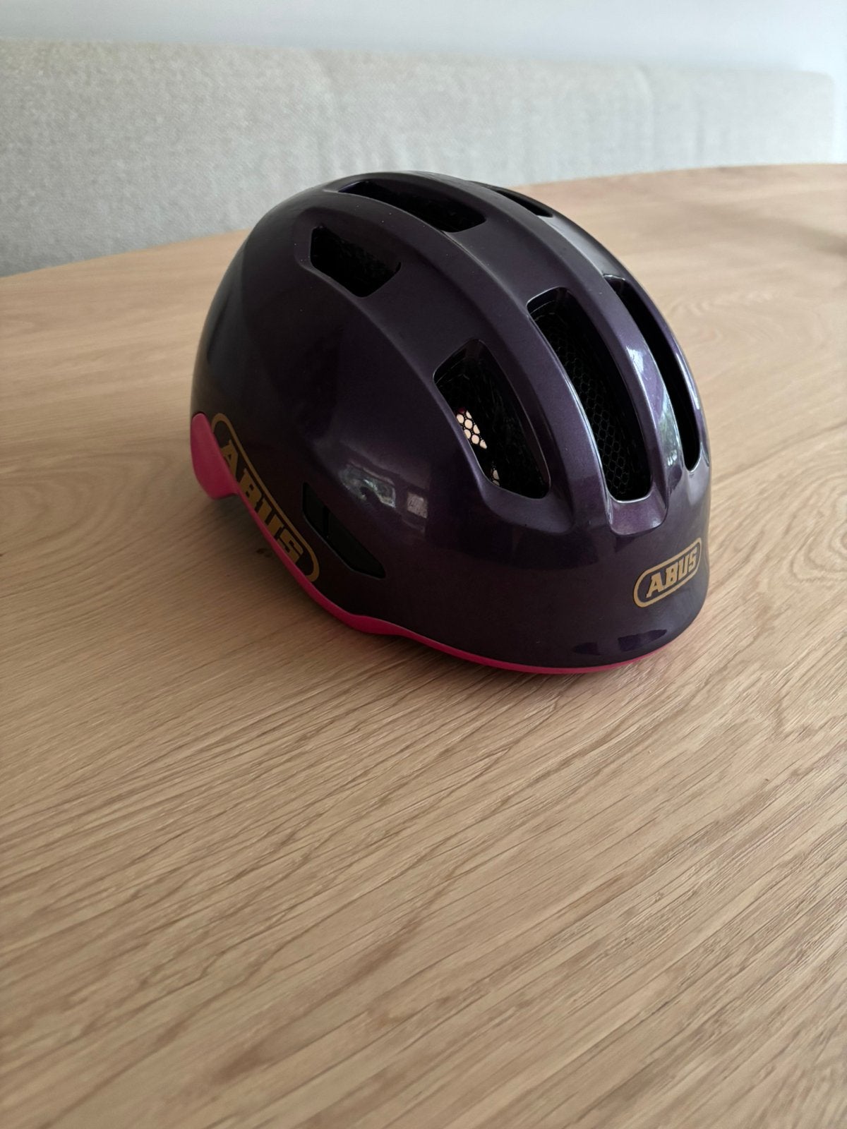 ABUS kinderhelm Smiley 3.0 ACE LED - fietshelm met licht, Ophalen of Verzenden, Zo goed als nieuw, Overige maten, Heer of Dame