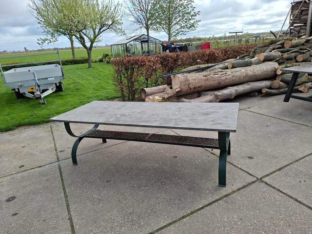 Tuintafel, Ophalen, Gebruikt, Metaal