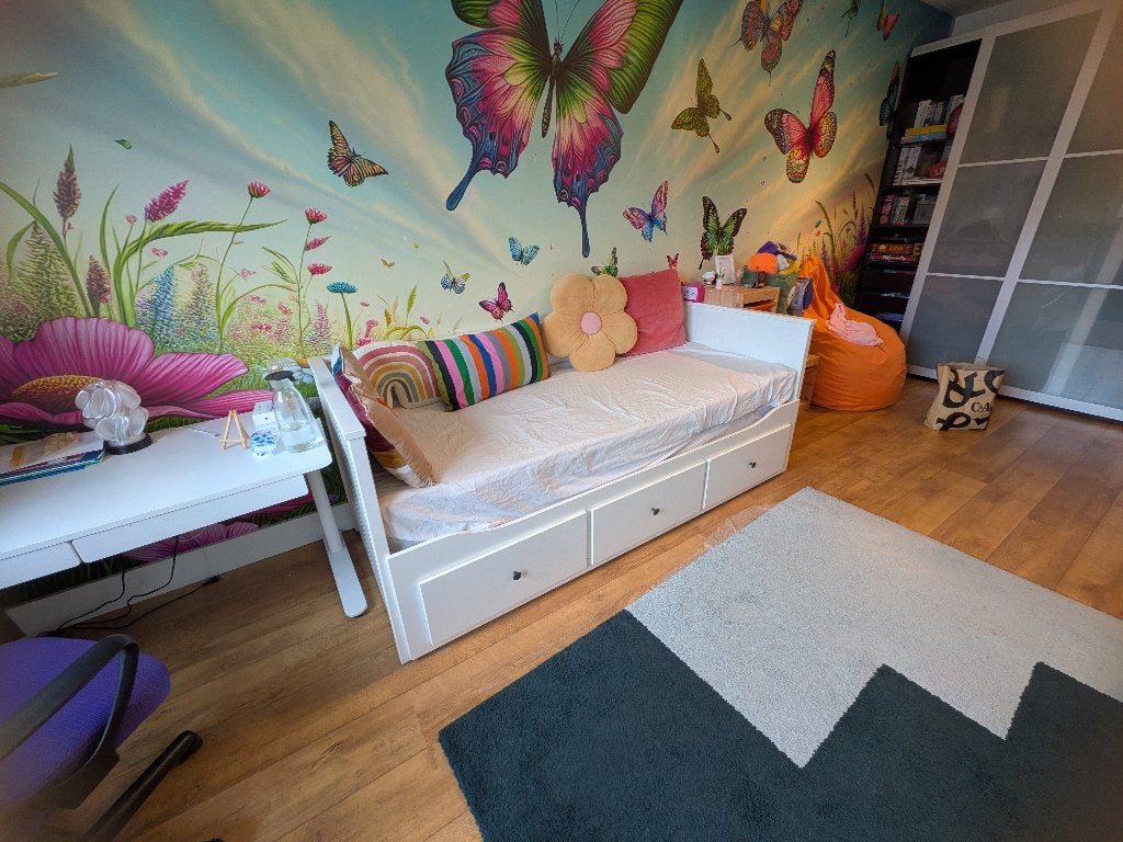 Ikea sofa double bed, Ophalen, Wit, Tweepersoons, Zo goed als nieuw