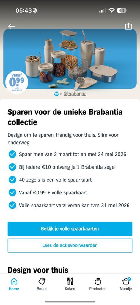 Heeft er iemand voor mijn dochter brabantia zegels? Ah, Albert Heijn, Ophalen of Verzenden