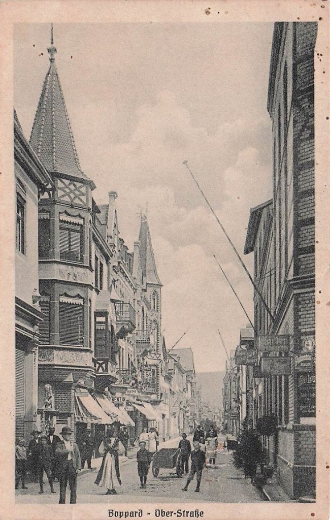 703-186-023 Boppard Ober-Strasse, Verzamelen, Verzenden, Voor 1920, Duitsland