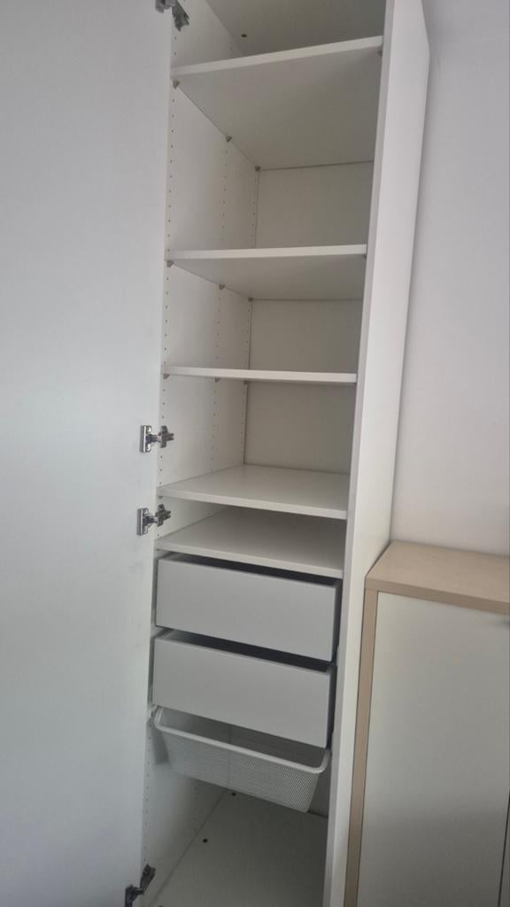 Inrichting voor Ikea Pax kast 50x58x236, Huis en Inrichting, Kasten | Kledingkasten, Ophalen, 200 cm of meer, 50 tot 100 cm, Zo goed als nieuw
