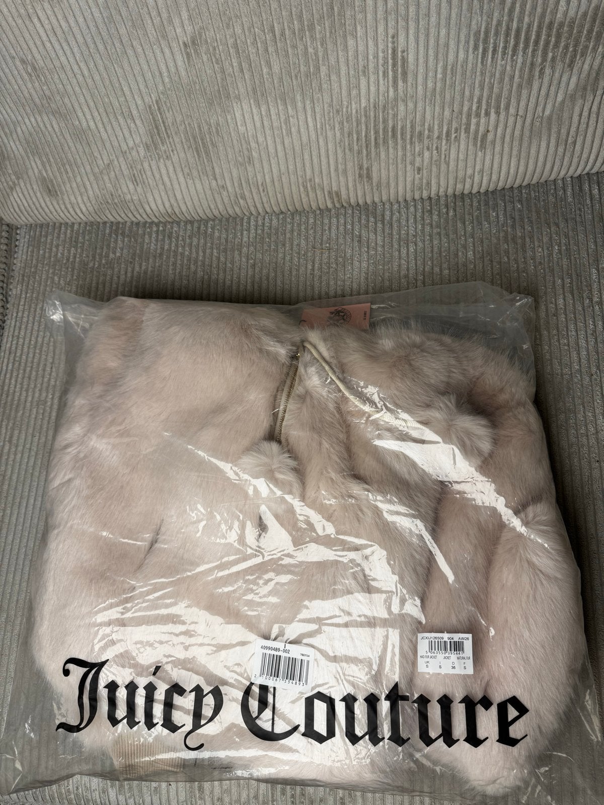 Juicy Couture bontjasje HADI, maat S, nieuw met kaartjes, Ophalen of Verzenden, Nieuw, Maat 36 (S), Roze