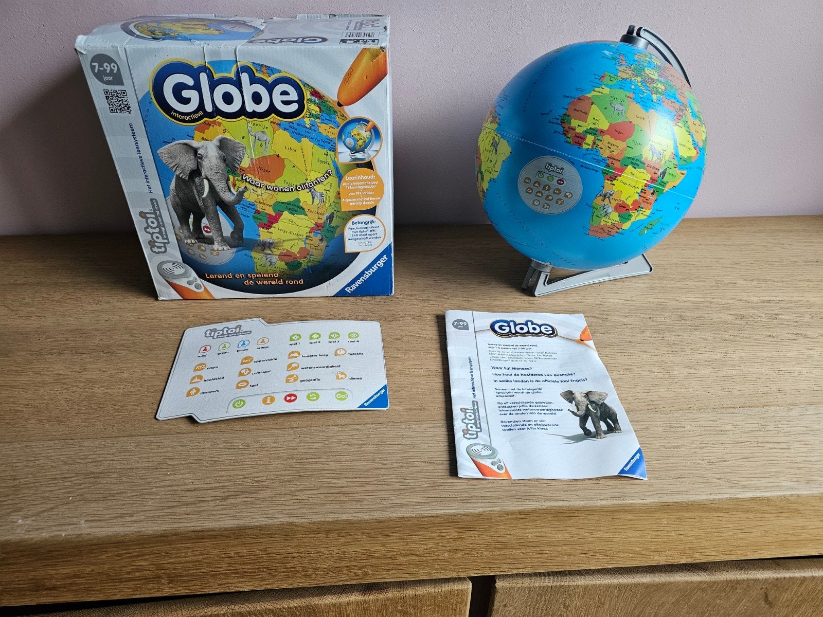 Ravensburger tiptoi Globe - Educatieve Wereldbol, Kunststof, Ophalen of Verzenden, Zo goed als nieuw, Interactief