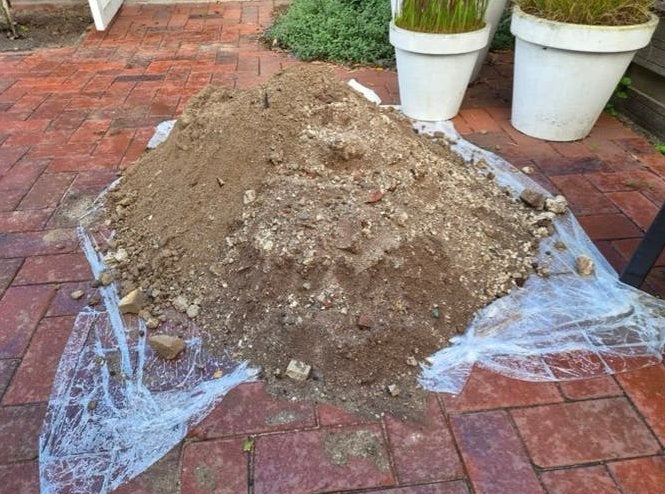 Zand met puin voor terreinverharding, Ophalen, Gebruikt, Overige typen