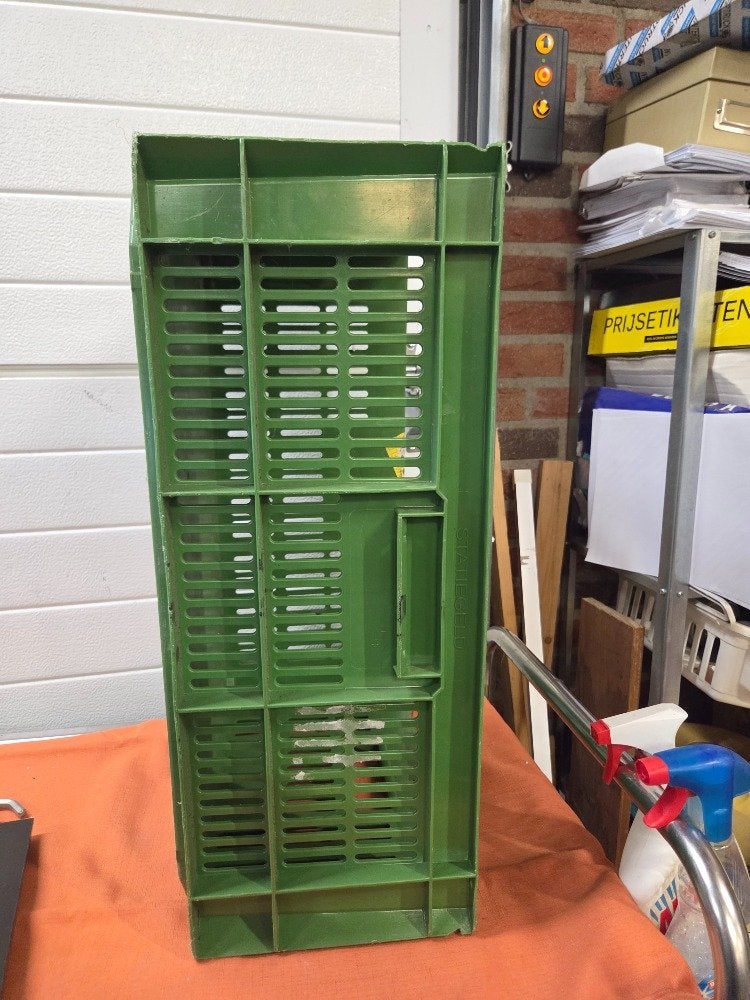 stapelkrat groen, Ophalen of Verzenden, 'T Olde Gre-j, Info@toldegrej.nl, Endepoelstraat 20f Didam