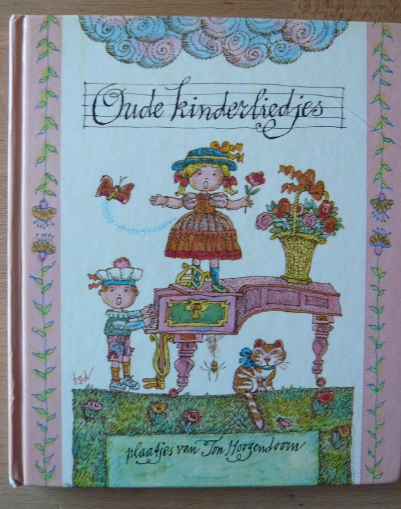 Vintage - Oude Kinderliedjes met plaatjes, Boeken, Ophalen of Verzenden, Gelezen, Fictie algemeen