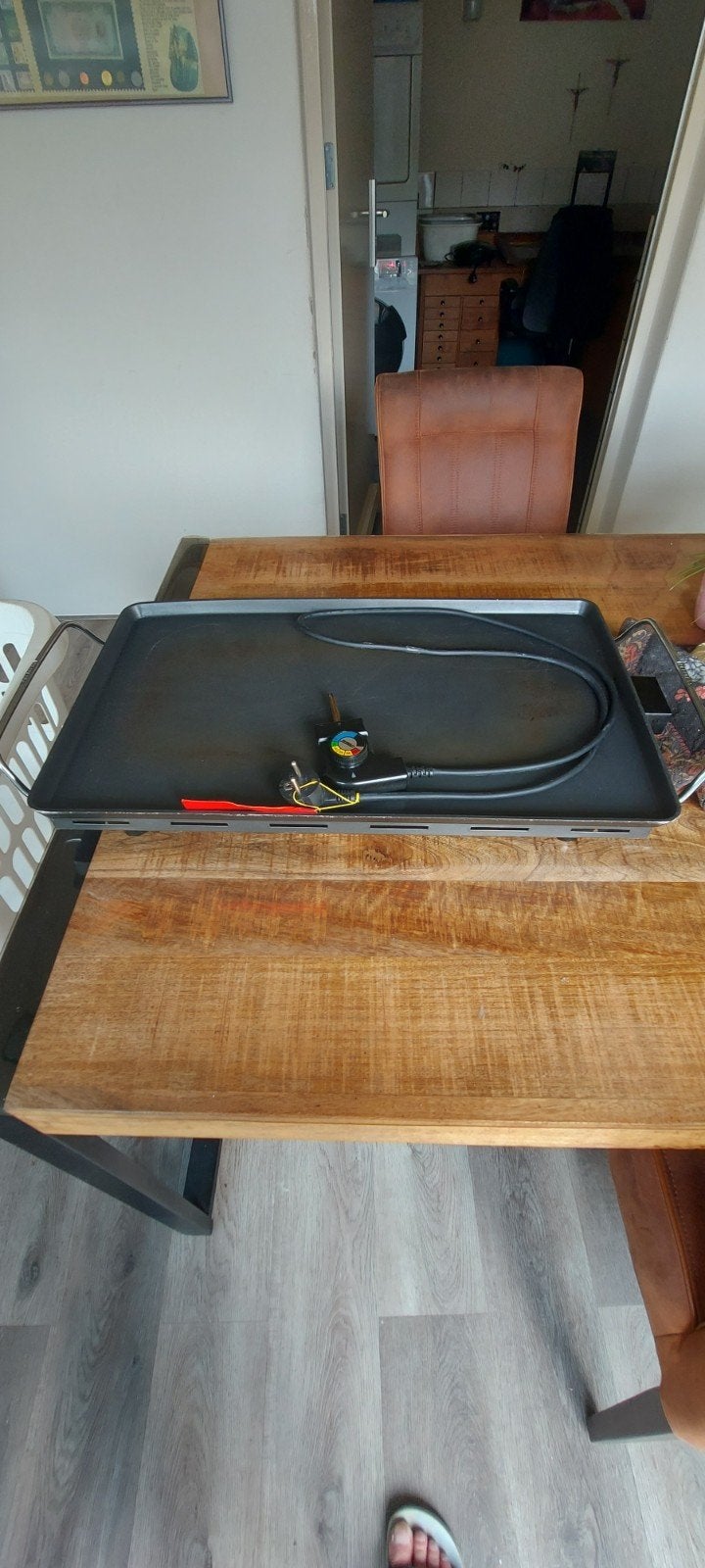 2 grillplaten, Ophalen