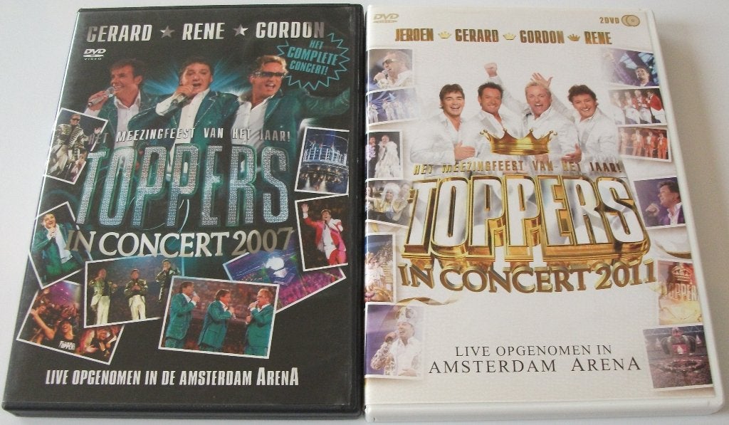 Dvd-Set *** TOPPERS IN CONCERT *** 2 stuks, Zo goed als nieuw, Alle leeftijden, Speciale editie, Ophalen of Verzenden
