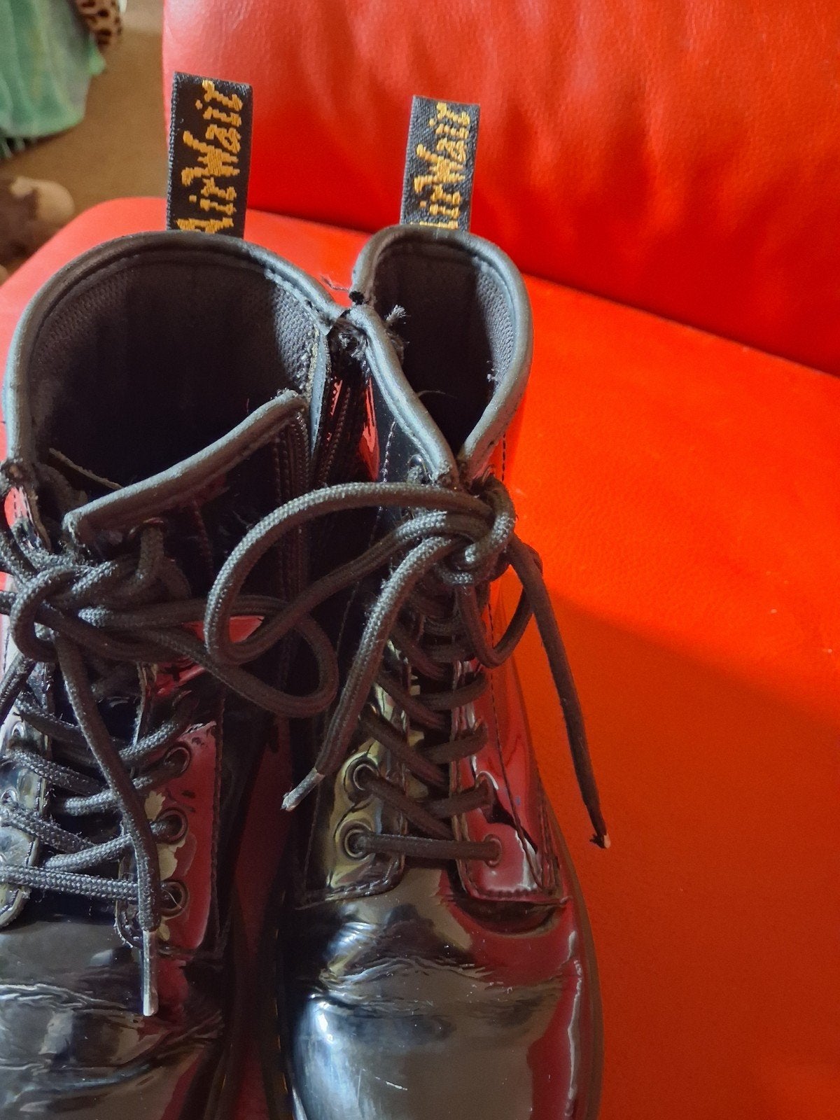 Dr. Martens lakleren laarzen maat 34, Kinderen en Baby's, Kinderkleding | Schoenen en Sokken, Ophalen of Verzenden, Meisje