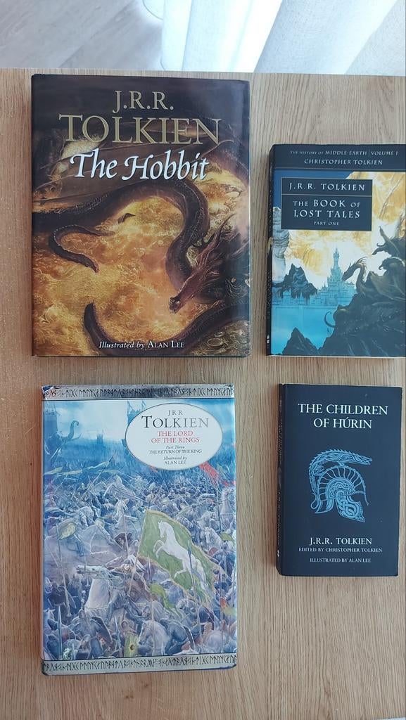 J.R.R. Tolkien Boekenset: The Hobbit, The Return of the King, Ophalen of Verzenden