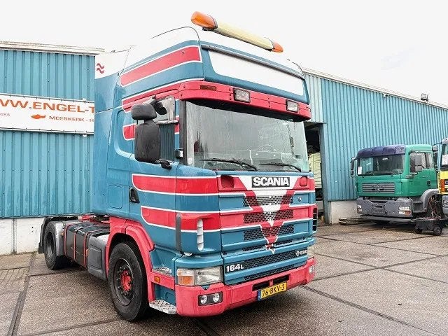 Scania R164-580 V8 TOPLINE COLLECTORS ITEM! / APK 10-2026! (, 579 pk, Achterwielaandrijving, Verwarmde buitenspiegels, Scania