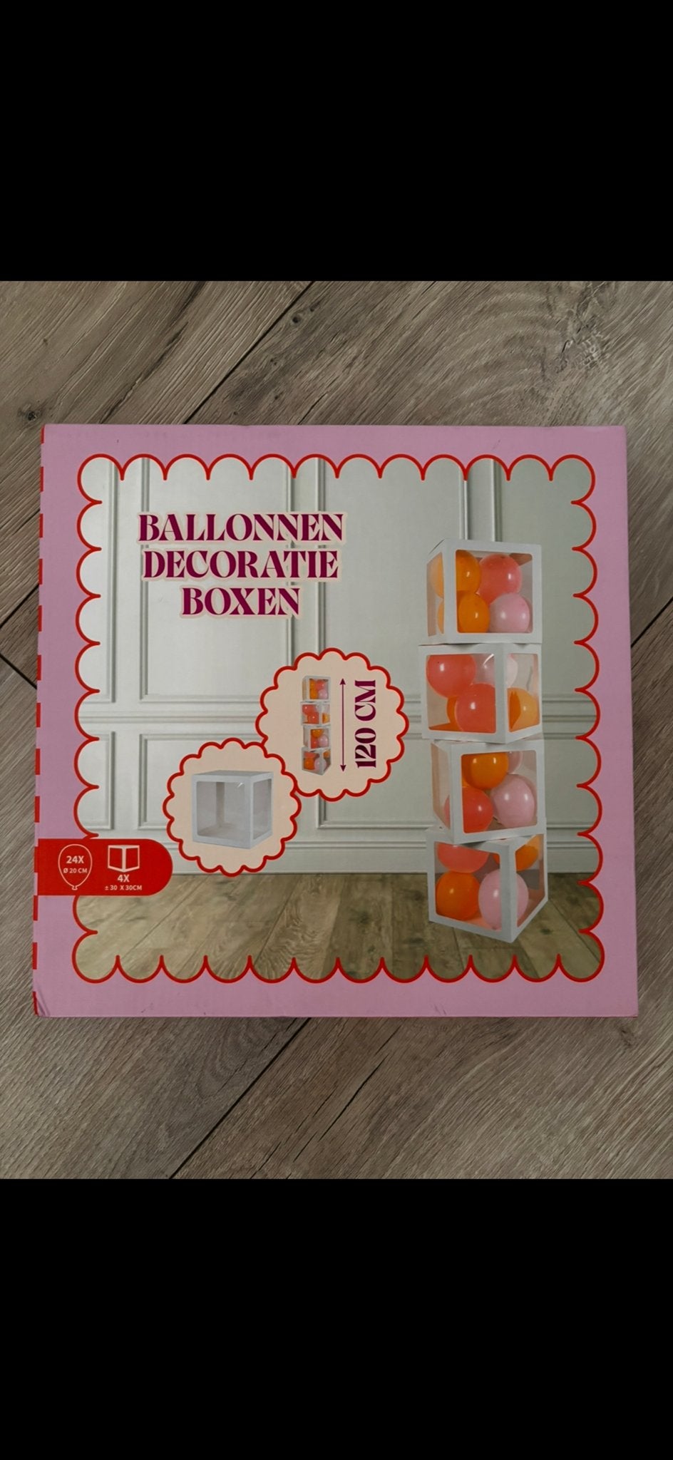 Nieuwe Ballonnen Decoratie Boxen - Feestversiering, Ophalen of Verzenden, Nieuw, Versiering, Verjaardag