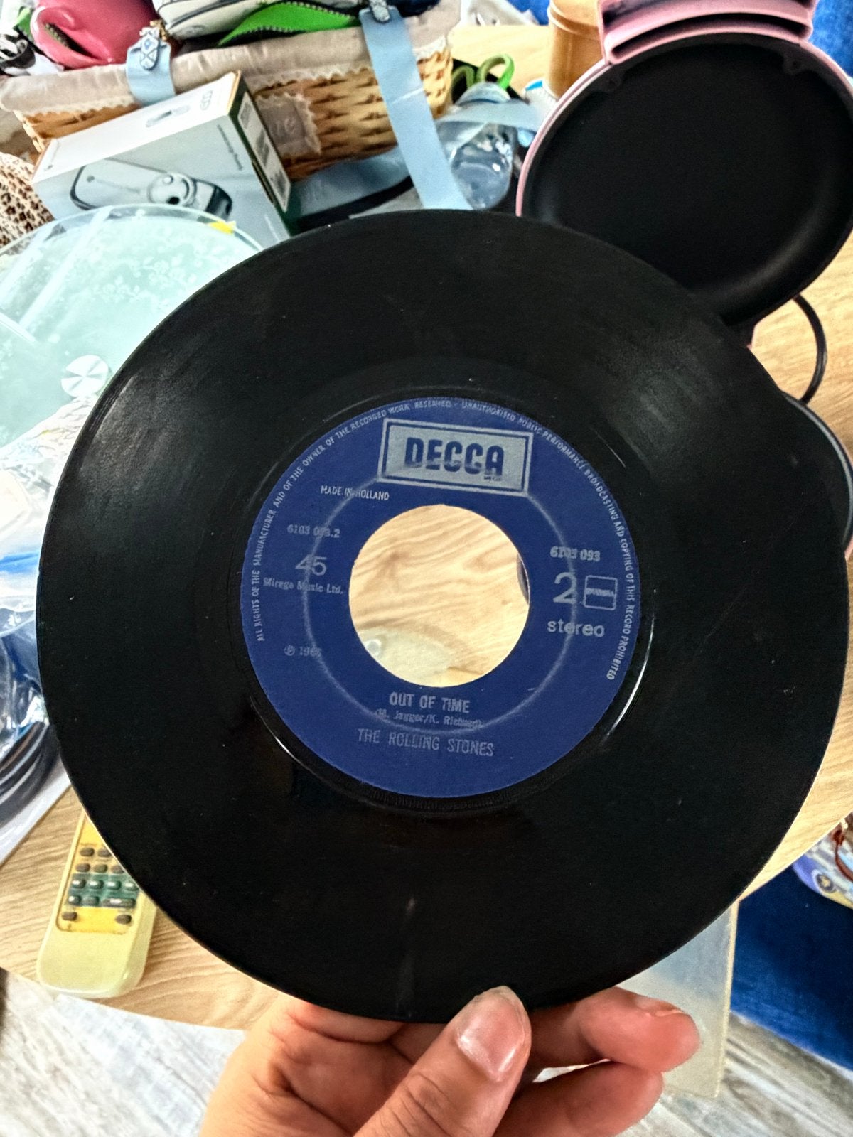 The Rolling Stones - Out of Time / I Can't Get No Satisfacti, Gebruikt, 7 inch, Ophalen of Verzenden, EP