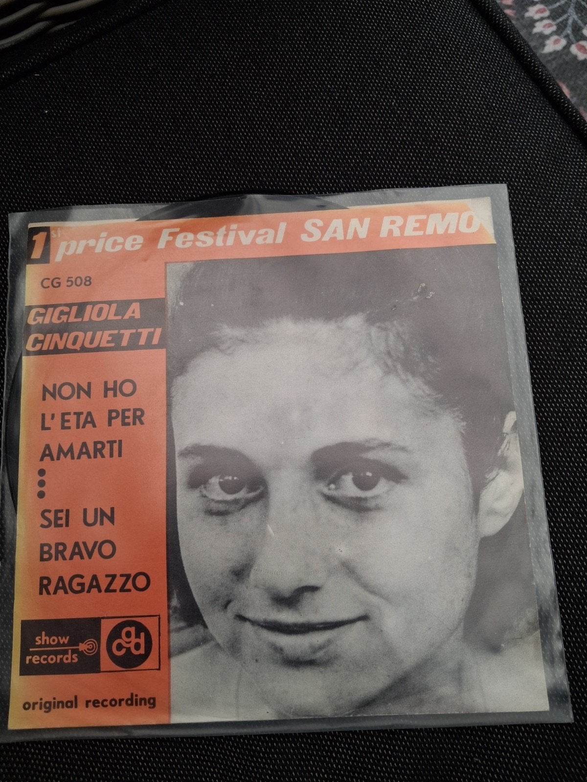 Gigliola Cinquetti - Non Ho L'età Per Amarti Single, Fotohoes, Ophalen of Verzenden, Gebruikt, Pop