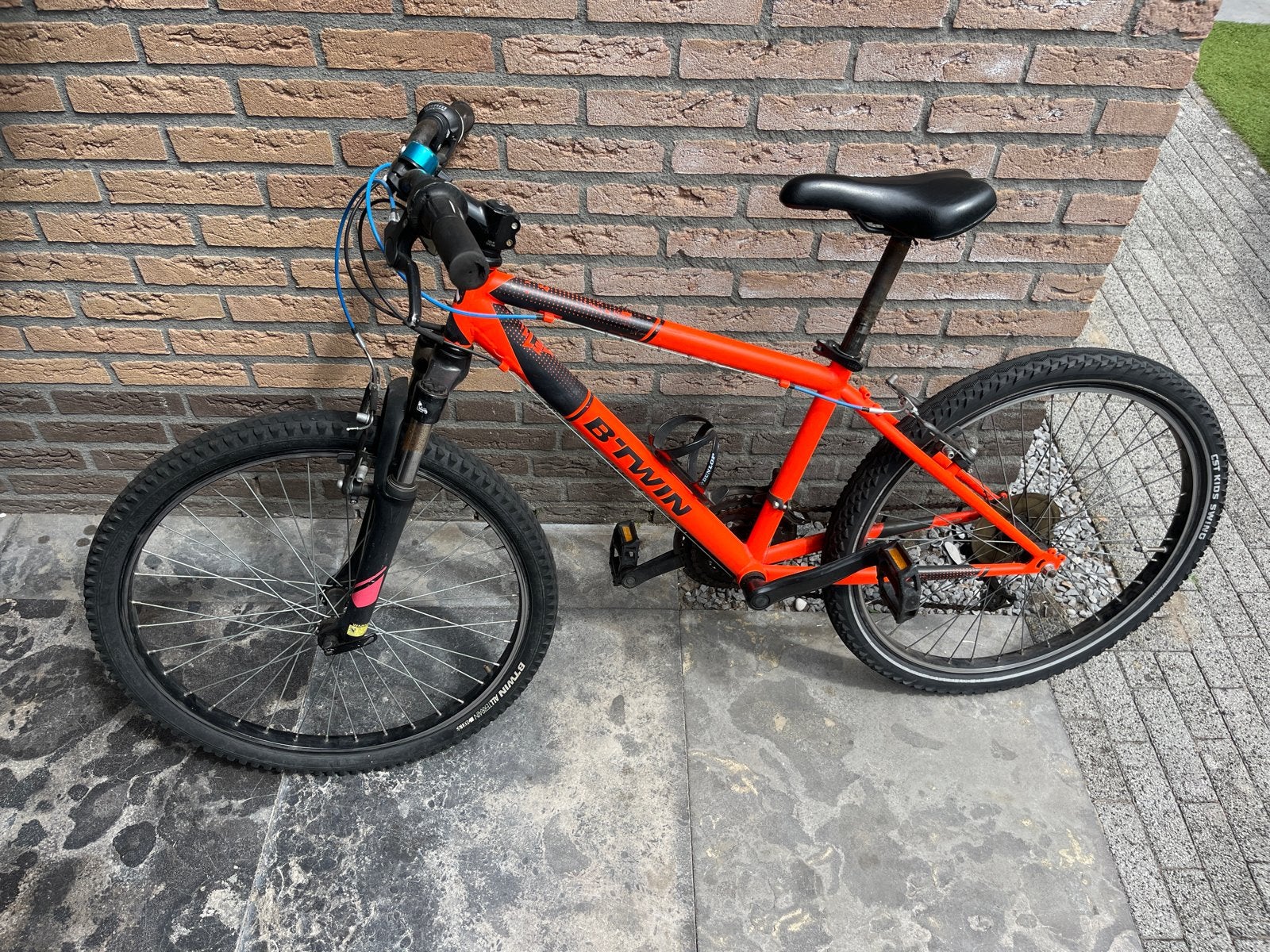 B'Twin Rockrider 500 Mountainbike - Oranje, Fietsen en Brommers, Gebruikt, Hardtail, Heren, 49 tot 53 cm