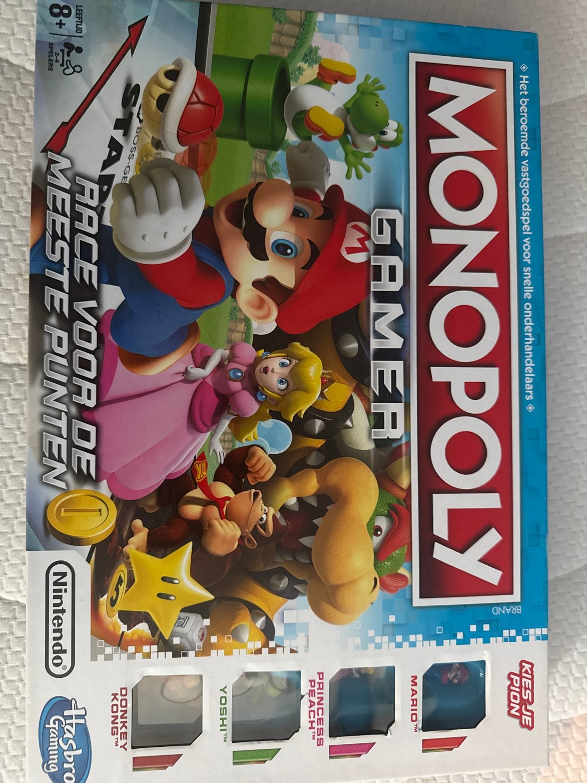 Monopoly Gamer: Race voor de meeste punten (Nintendo), Hobby en Vrije tijd, Drie of vier spelers, Verzenden, Zo goed als nieuw