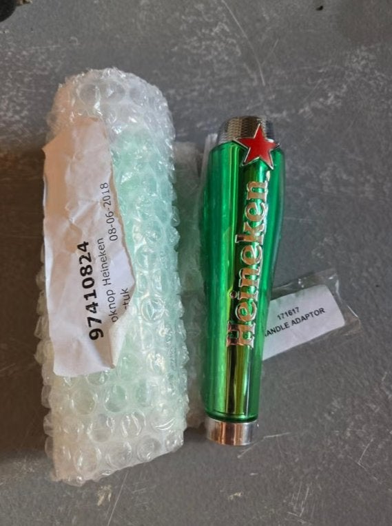 Nieuwe Heineken tapknop met handle adapter - Ongebruikt, Witgoed en Apparatuur, Thuistaps, Ophalen of Verzenden, Nieuw, Overige merken