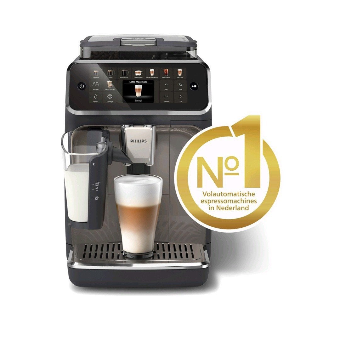 PHILIPS EP5549/70 - Volautomatische espressomachine - Zwart, 10 kopjes of meer, Ophalen of Verzenden, Nieuw, Koffiemachine