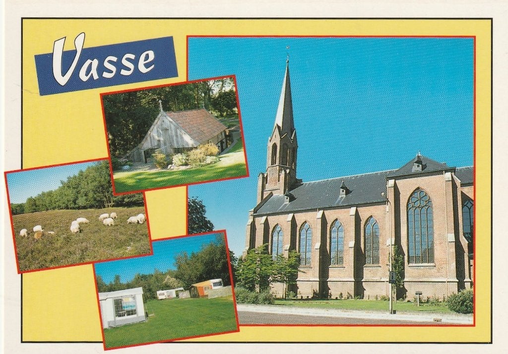 VASSE Kerk Boerderij Schapen Camping, Verzenden, 1980 tot heden, Ongelopen, Overijssel