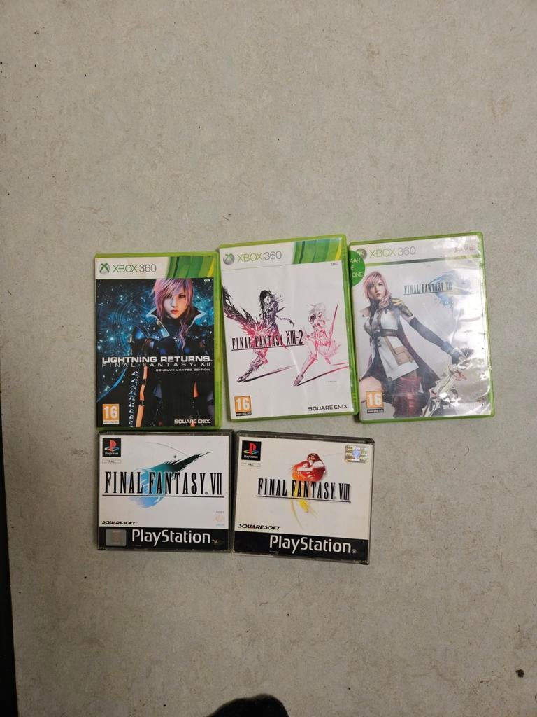 Final Fantasy Games - Xbox 360 & PlayStation Collectie, Ophalen, Gebruikt, 1 speler, Role Playing Game (Rpg)