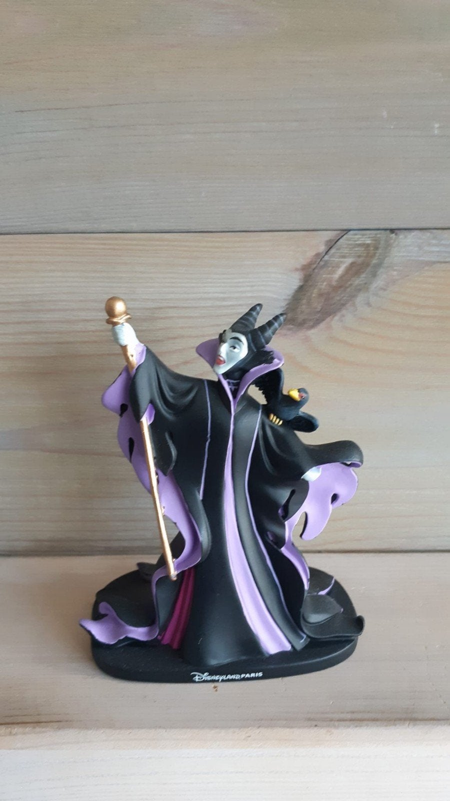 Disneyland Parijs Maleficent beeldje, Ophalen of Verzenden, Sneeuwwitje of Doornroosje, Zo goed als nieuw, Beeldje of Figuurtje