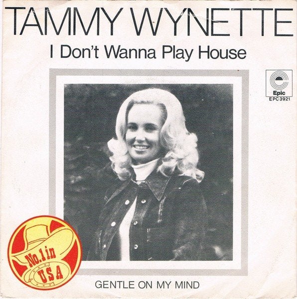 Tammy Wynette - I Don't Wanna Play House (Single), Cd's en Dvd's, Gebruikt, 7 inch, Country en Western, Fotohoes