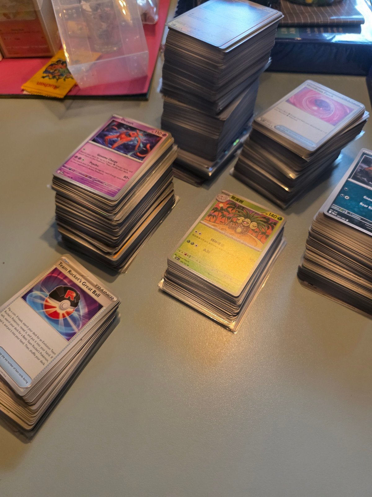 Pokémon - Flinke Stapel Bulk - Holo's, Reverse's en commons., Ophalen of Verzenden, Gebruikt, Meerdere kaarten