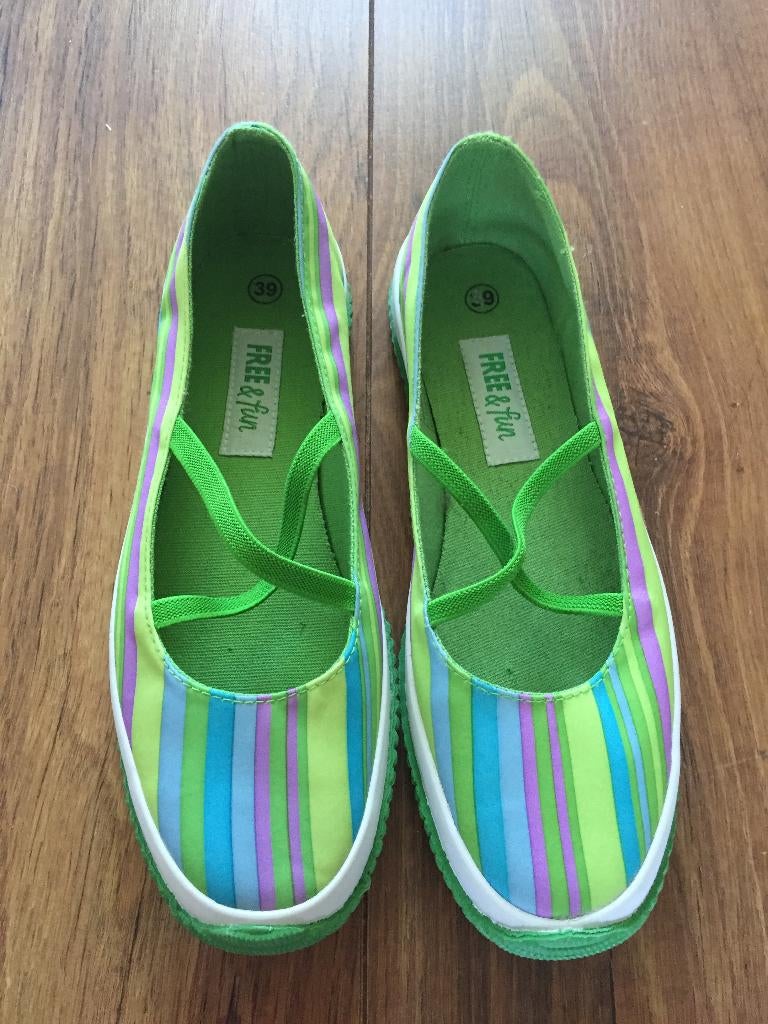 Groene Graceland ballerinas instappers gymp free & run 39, Instappers, Nieuw, Ophalen of Verzenden, Graceland