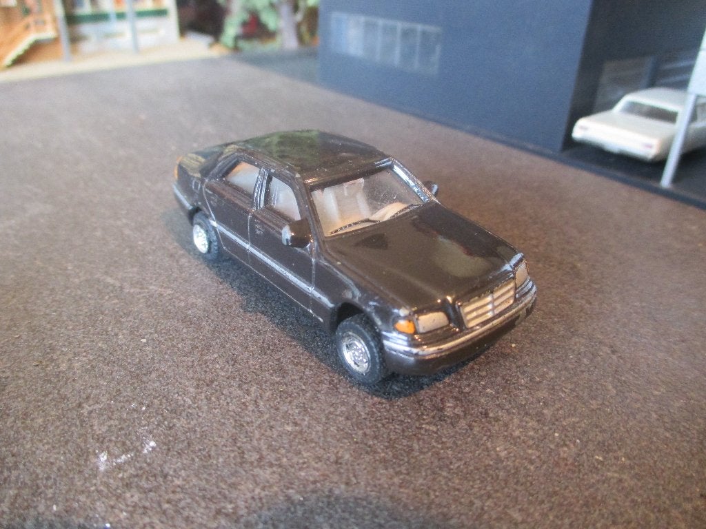 1:64 Mercedes Benz W202 C-Klasse metallic-antraciet, Ophalen of Verzenden, Gebruikt, Auto