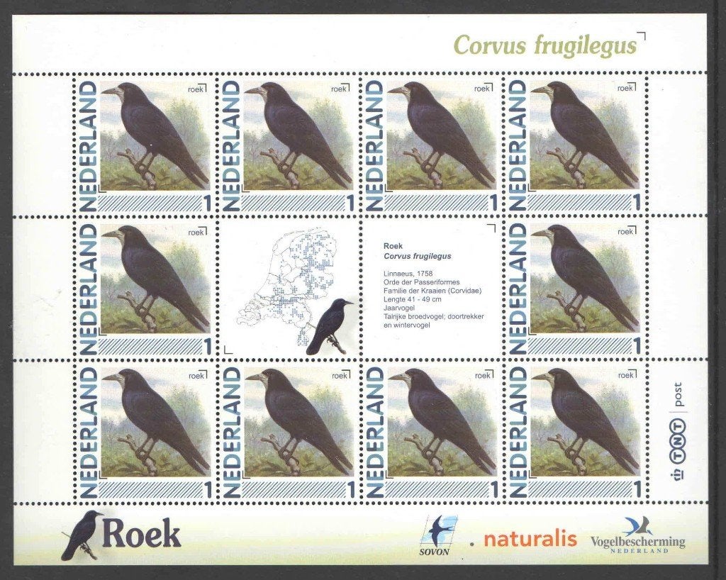 Postzegels Vogels in Nederland: Roek, Ophalen of Verzenden, Na 1940, Postfris