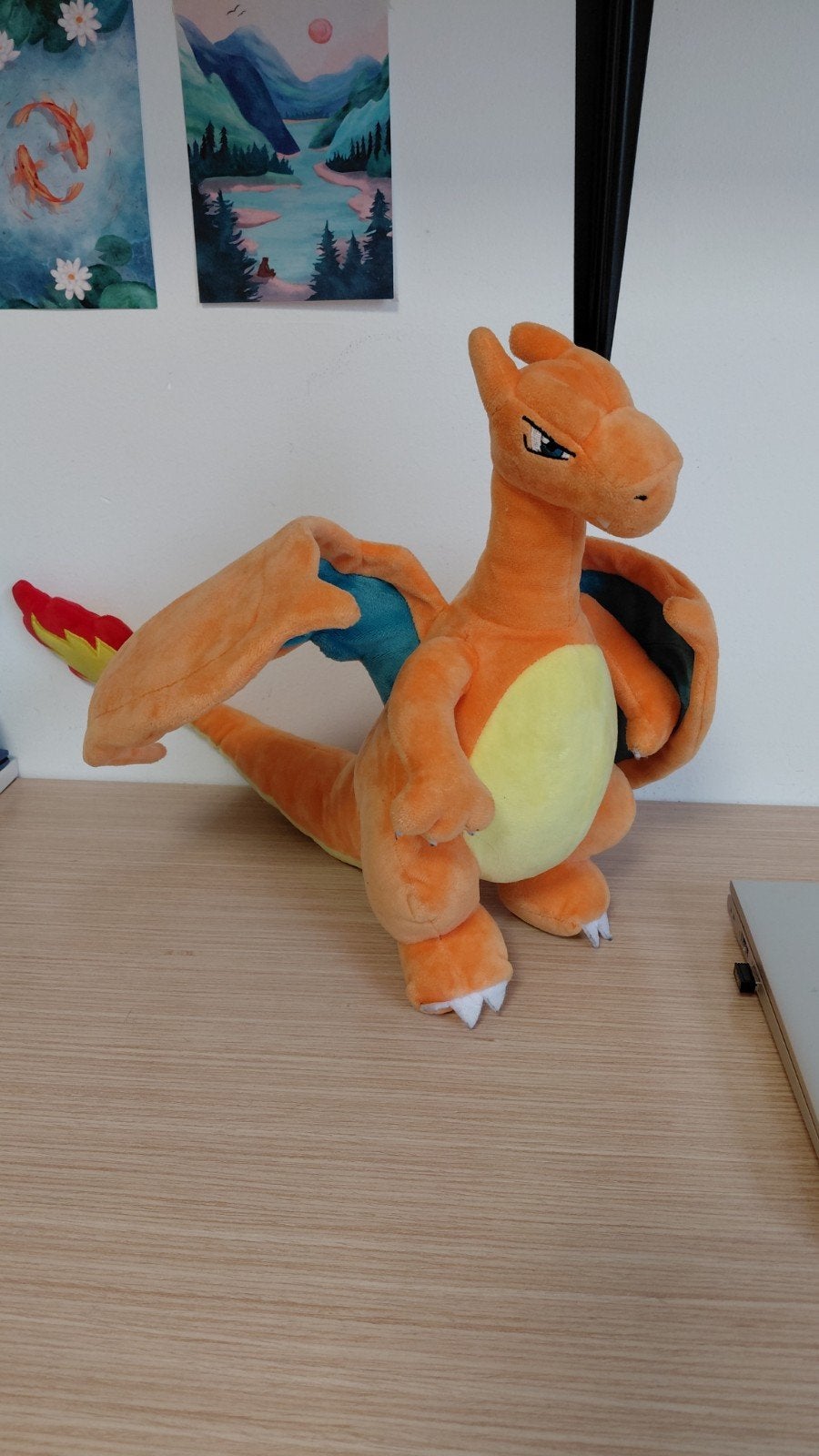 Pokémon Charizard knuffel, Ophalen of Verzenden, Zo goed als nieuw, Overige typen