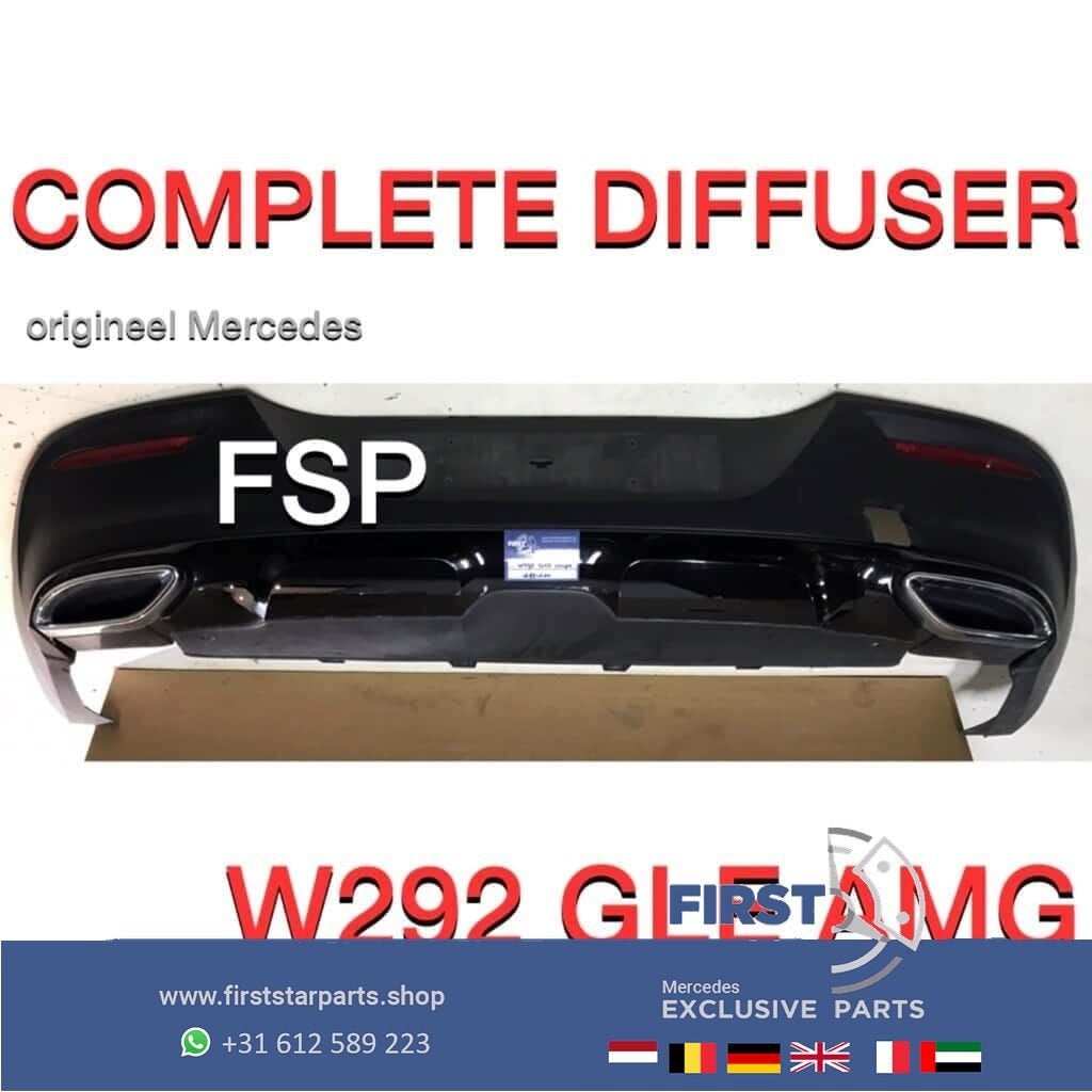 W292 AMG LINE DIFFUSER Mercedes GLE COUPÉ ORIGINEEL COMPLEET, Gebruikt, -, Ophalen of Verzenden, -