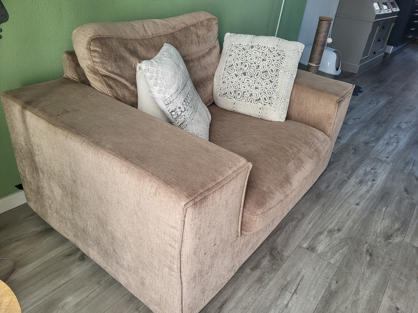 Love seat merk ptmd, Ophalen, Gebruikt, Tweepersoons, 75 tot 100 cm